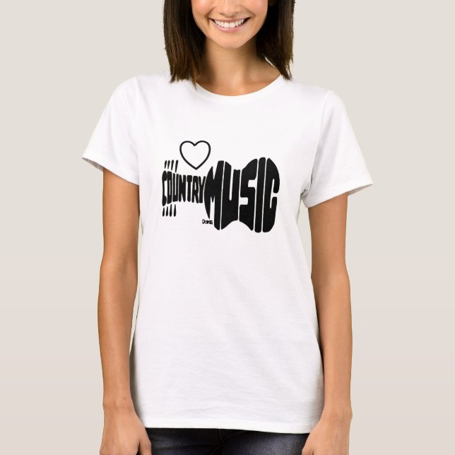 COUNTRY MUSIC SILHOUETTE T-Shirt (Front)