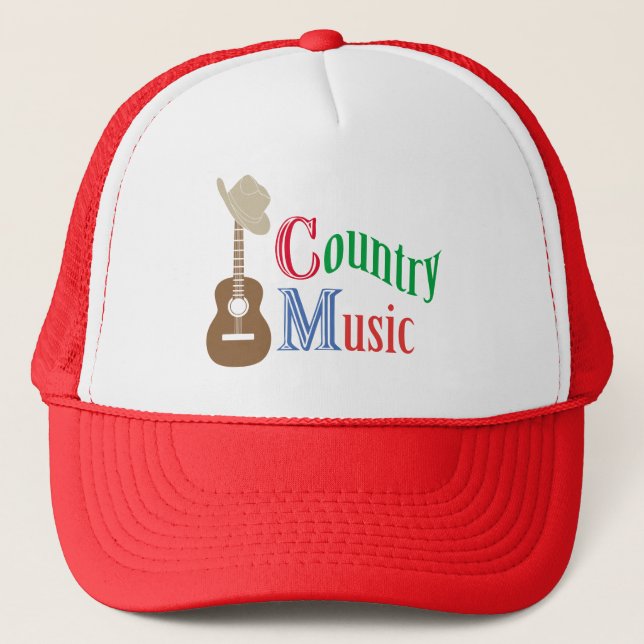 Country music trucker hat (Front)