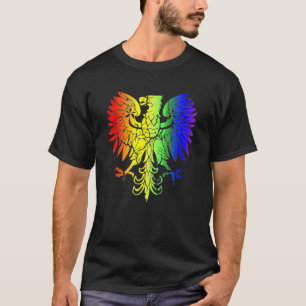 Country Of Poland Gay Pride Eagle Polish Gay Pride T-Shirt