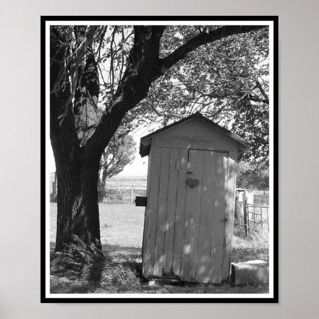 Country Outhouse Poster (Front)