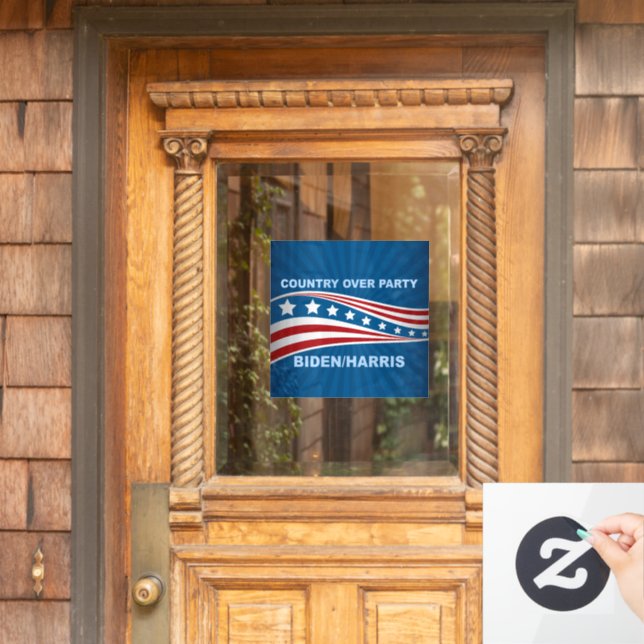 Country Over Party Biden Harris 2024 Election (Home Door)