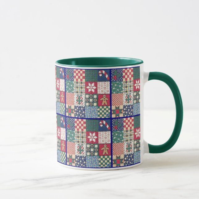 Country Patchwork Quilt Mug Cup (Right)