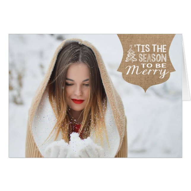 Country Photo Christmas Card (Front Horizontal)