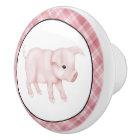 Country Pig cartoon ceramic knob