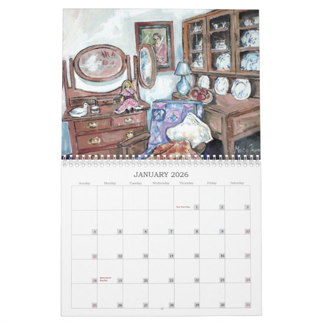 Country Pleasures Calendar (Jan 2026)