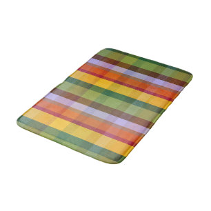 Country Poodle Plaid DGARTPAP Bath Mat