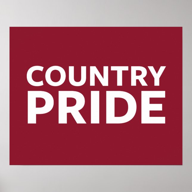 Country Pride Poster (Front)