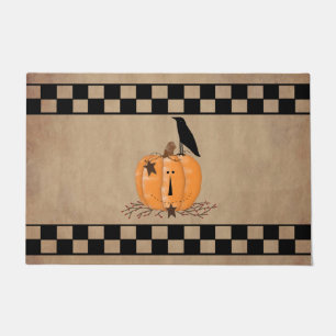Country Primitive Pumpkin Doormat