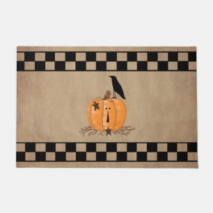 Country Primitive Pumpkin Doormat
