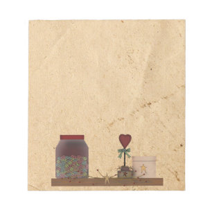 Country Primitives Notepad