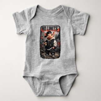 Country raised, city cool - baby bodysuit