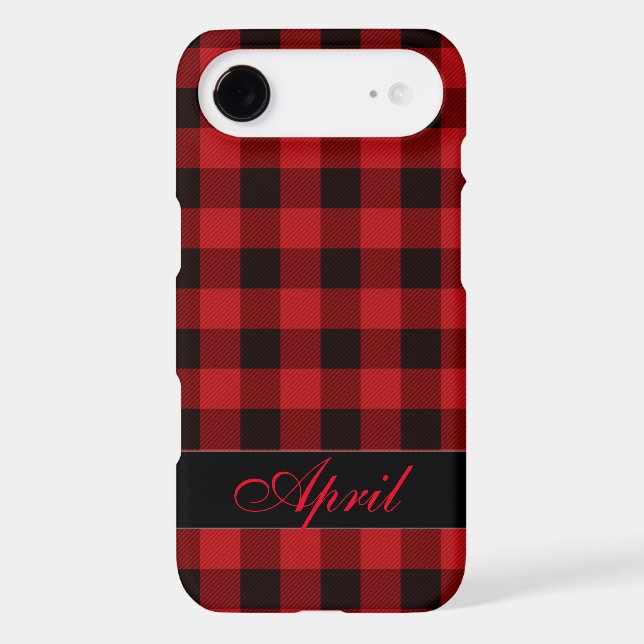 Country red and black plaid Case-Mate iPhone case (Back)