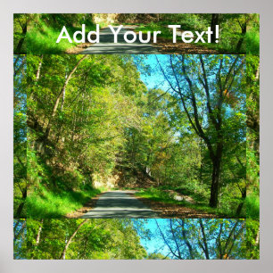 Country Road Fayette County Poster
