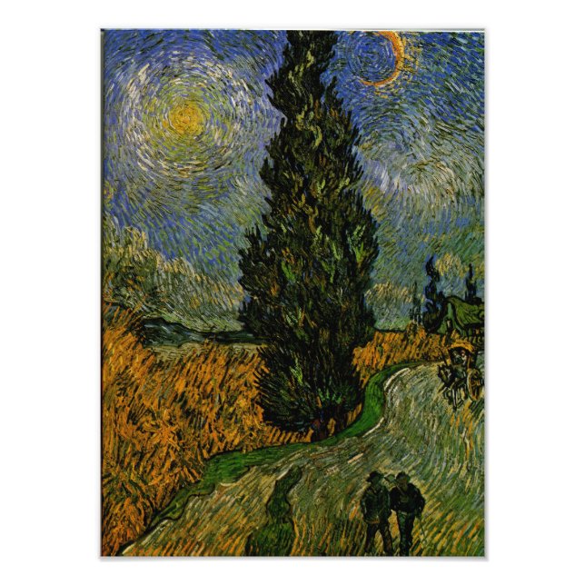 Country road in Provence - Van Gogh Photo Print (Front)