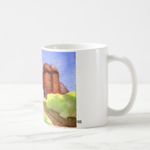 Country Road Mug rural landscape farm fields barn