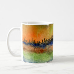Country Road Mug rural sunrise sunset pines hills
