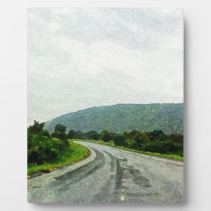 Country Road Plaque