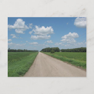 Country Road Postcard