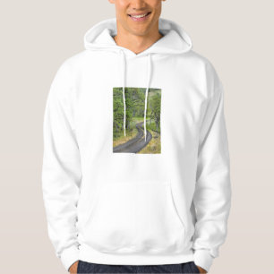 Country road through trees, Oregon Hoodie