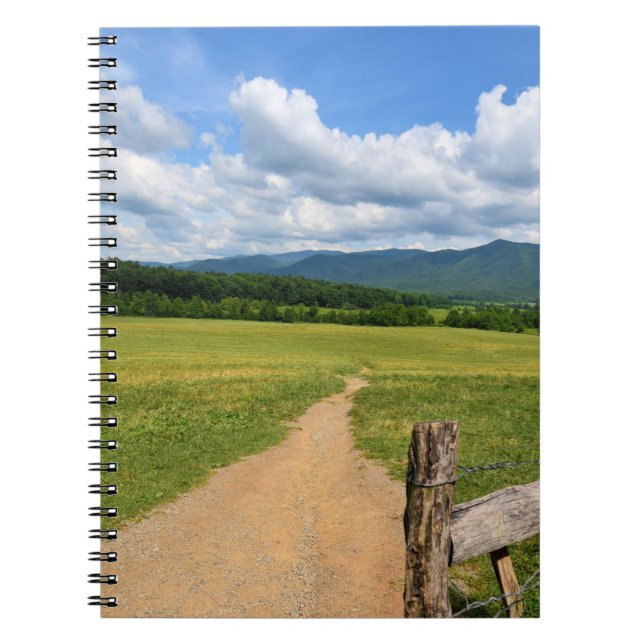 Country Road to the Mountains Notebook (Front)