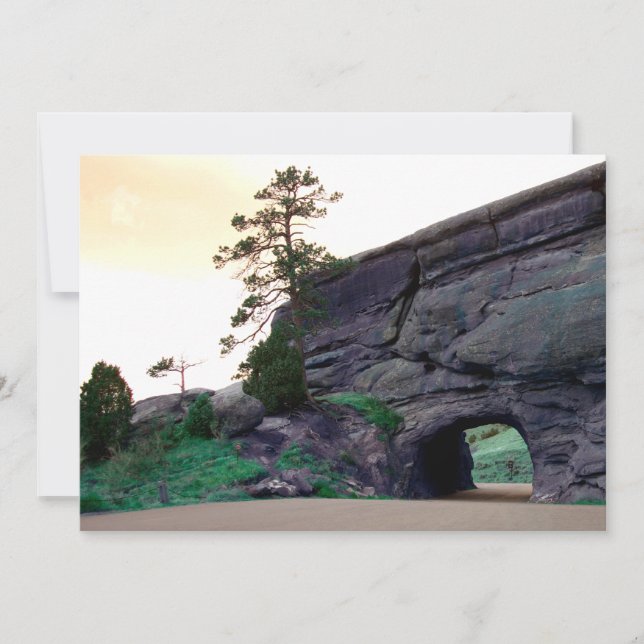 country road tunnel invitation (Front)