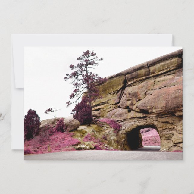 country road tunnel invitation (Front)