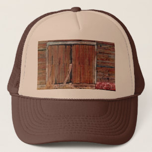 Country Roads old dairy barn doors Hat