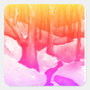 Country Roads rustic landscape and nature Sticker