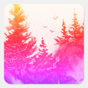 Country Roads rustic landscape and nature Sticker