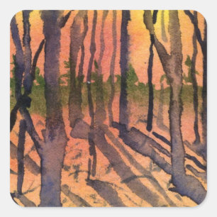 Country Roads rustic landscape and nature Sticker