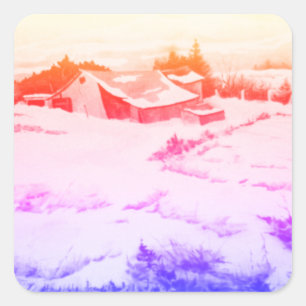 Country Roads rustic landscape and nature Sticker