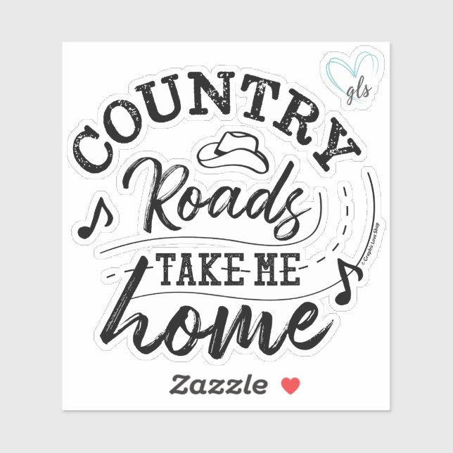 Country Roads Take Me Home ©GraphicLoveShop (Sheet)