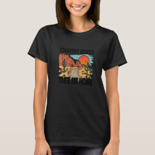 Country Roads Take Me Home Western T-Shirt