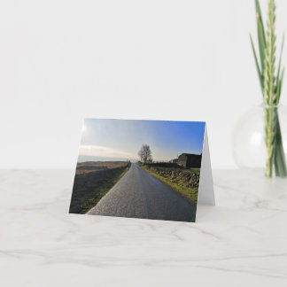 Country roads thank you card