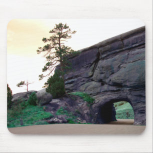 country rock tunnel mouse pad