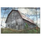 Country Rustic Barn Vintage Texture Decoupage