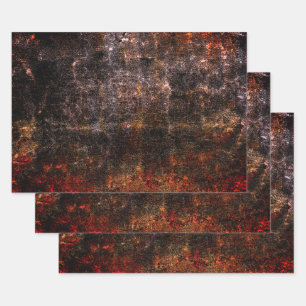Country Rustic Colourful Vintage Texture Wrapping Paper Sheet