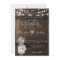 Country Rustic Wood Barrel Wedding Invitations