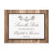 Country Rustic Wood Monogram Branch Save The Date