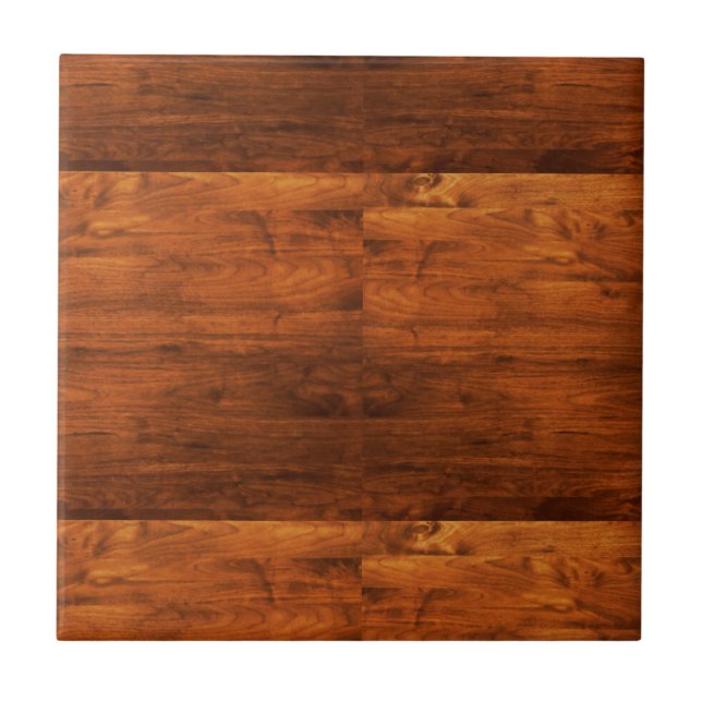 Country rustic wooden textured ceramic tile (Front)