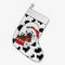 Country Santa cow Holiday Christmas stocking
