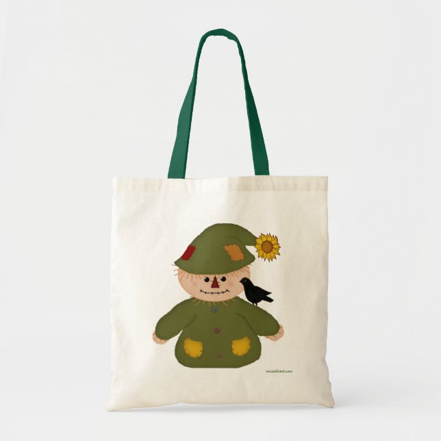 Country Scarecrow Tote Bag (Front)