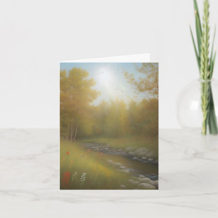 Country Scene Birthday Card