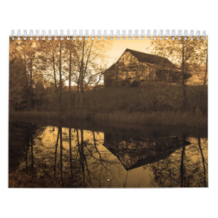 Country Sepia Calendar