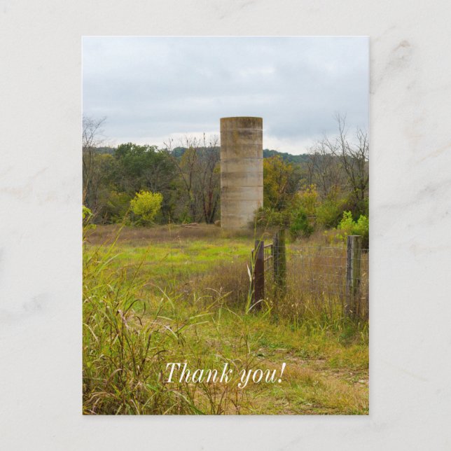 Country Silo Postcard (Front)