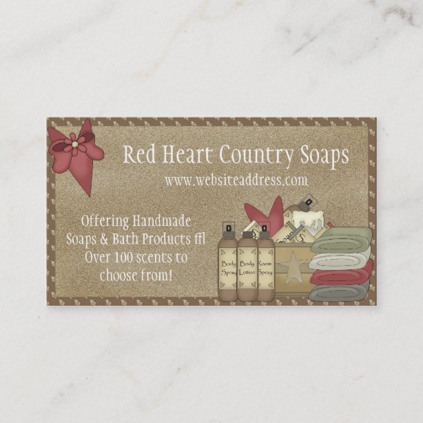 Soap Business Cards Zazzle AU