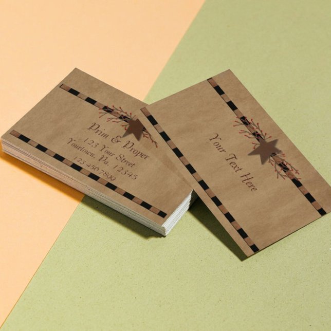 Country Star Business Card (Creator Uploaded)