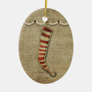 country stocking ornament
