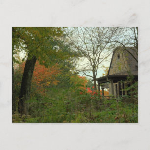 Country Stone Cottage Postcard