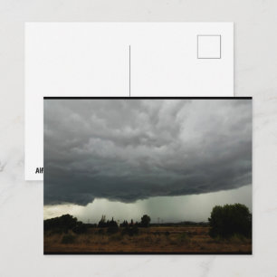 Country Storm Cloud Postcard